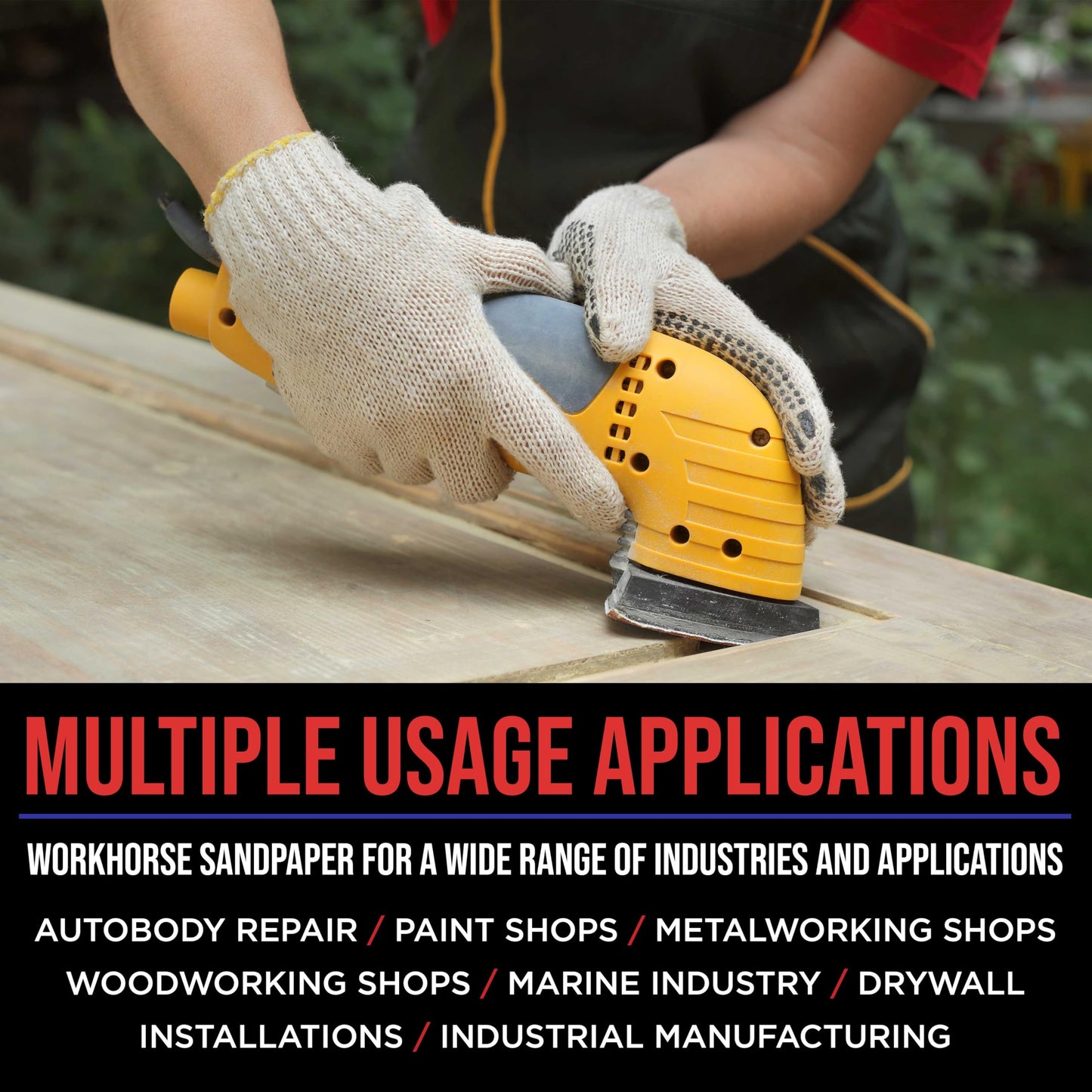 ProductionShop Premium 220 Grit Triangle Mouse Detail Sander Sandpaper Sheets, Box of 45 - Hook & Loop, Triangular Shaped Mouse Disc Pads - Oscillating Multi-Tools - Woodworking, Sand Furniture Paint