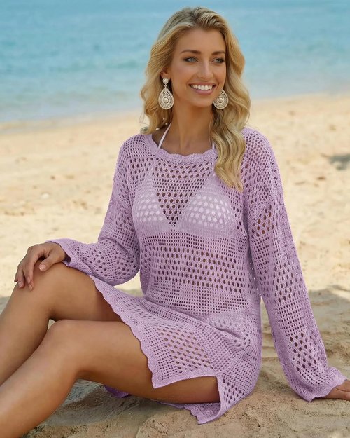 CoCozy Swimsuit Cover-Up - Stylish Knitted Beachwear Dress for Women | Perfect for Vacation 2026