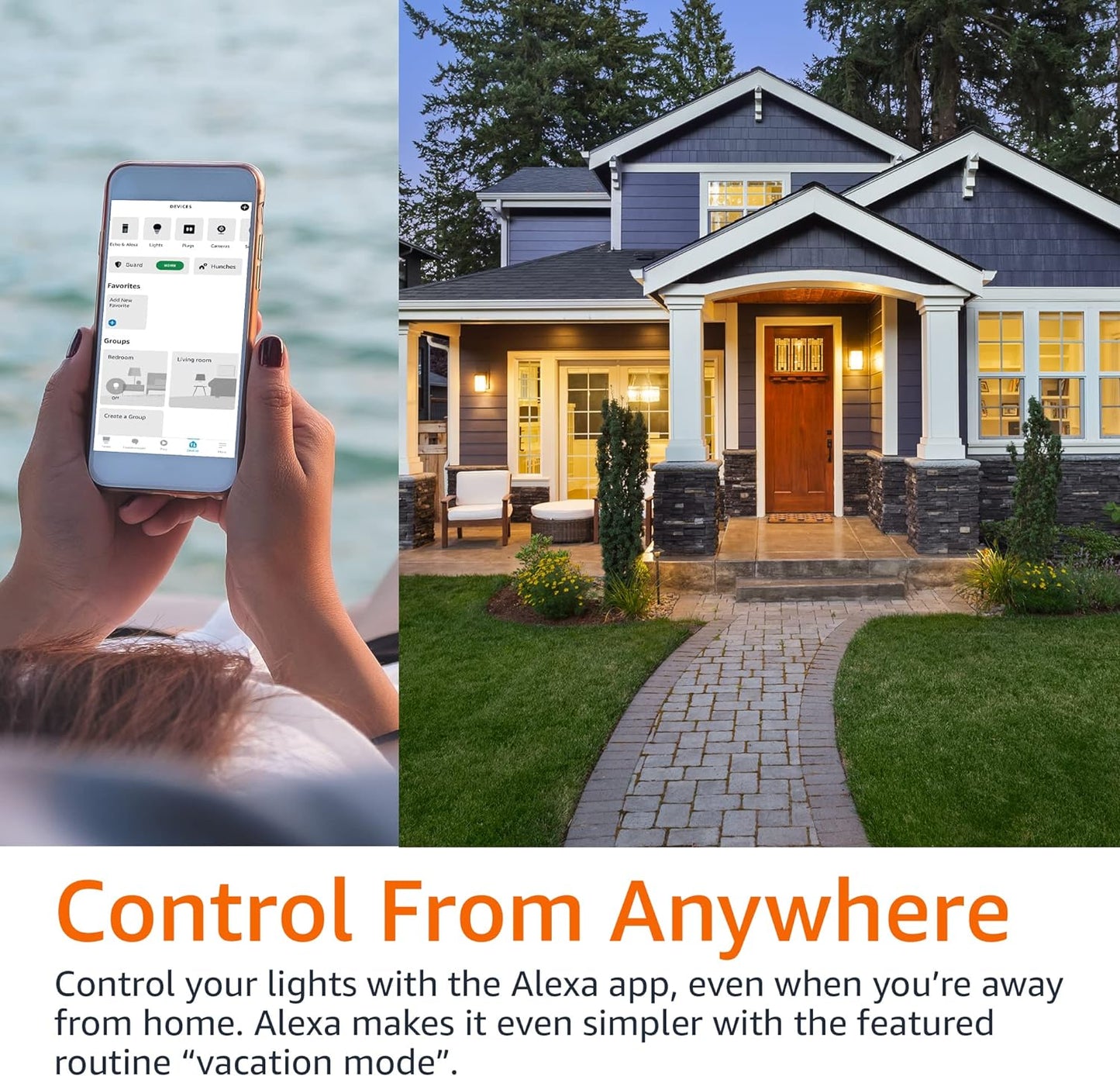 Smart Plug Power Strip with 6 Outlets & 3 USB Ports - Works with Alexa, Wi-Fi, White