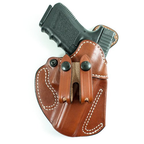 DeSantis Cozy Partner IWB Gun Holster- Concealed Carry, Compact Holster for Pistol, Fits Glock 17, 19, 22, 23, 31, 32, 36, 47, 17 Gen 5, 19 Gen 5, 19X, 45; Ruger RXM - Left Hand Draw, Black