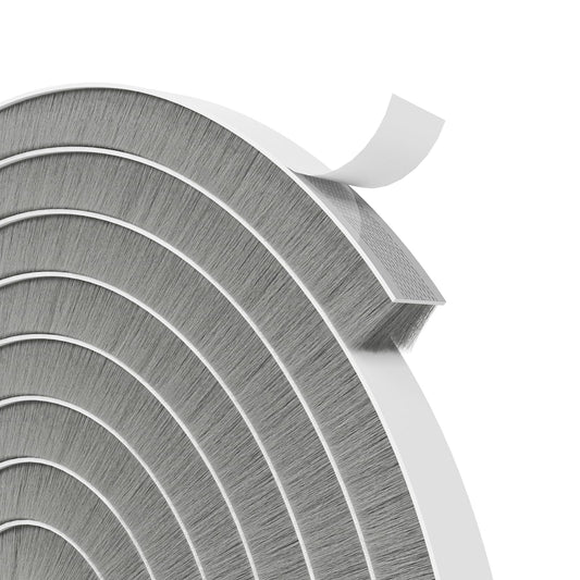 Bantie 40FT Weather Stripping Door Window Seal - Brush Weather Strip Insulation Strip for Door Frame Weatherstripping for Soundproofing (0.35" X 0.35",40FT)