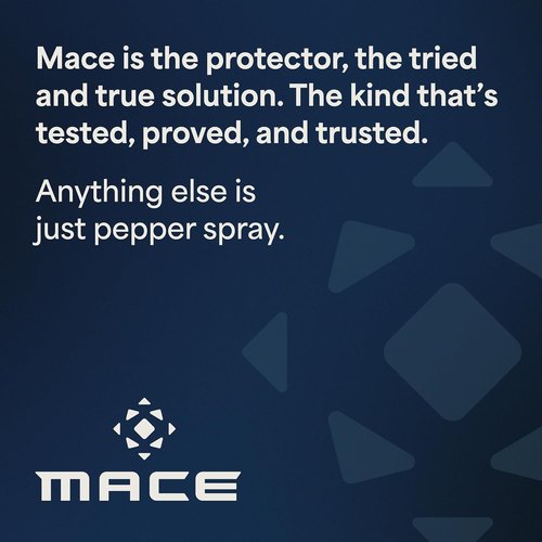 Mace Pepper Spray - Max Police Strength OC & Water Training Cartridge Set | Long Range Protection Up to 25 Feet, 0.99oz Each