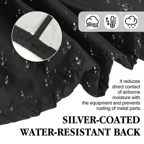 Squat Rack Cover, 420D Oxford Fabric Waterproof Power Cage Cover with Zipper & Drawstring, Large Gym Equipment Dust Cover for Power Cage, Smith Machine, Dumbbell Rack, 68" x 64" x 82.5"