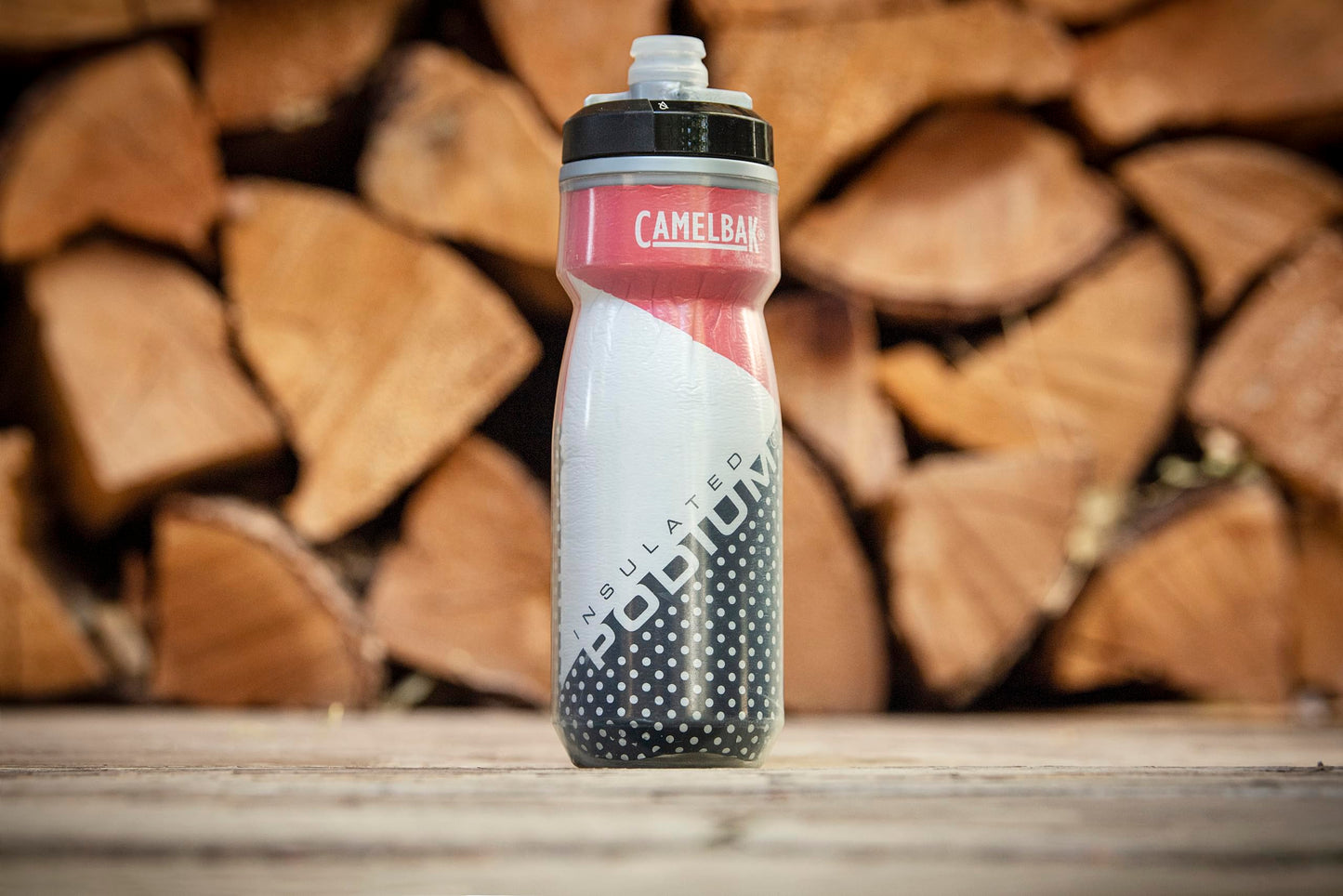 CamelBak Podium Chill Insulated Bike Squeeze Water Bottle, Cold Retention for Cycling, 21oz, Orange