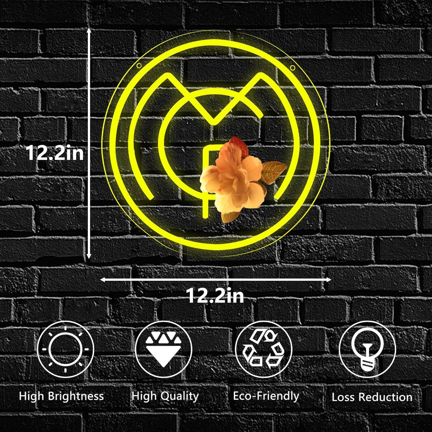 New York Yankees Neon Wall Sign - LED Baseball Team Decor for Man Cave & Bedroom, 13x15 Inch, Perfect Birthday & Christmas Gift