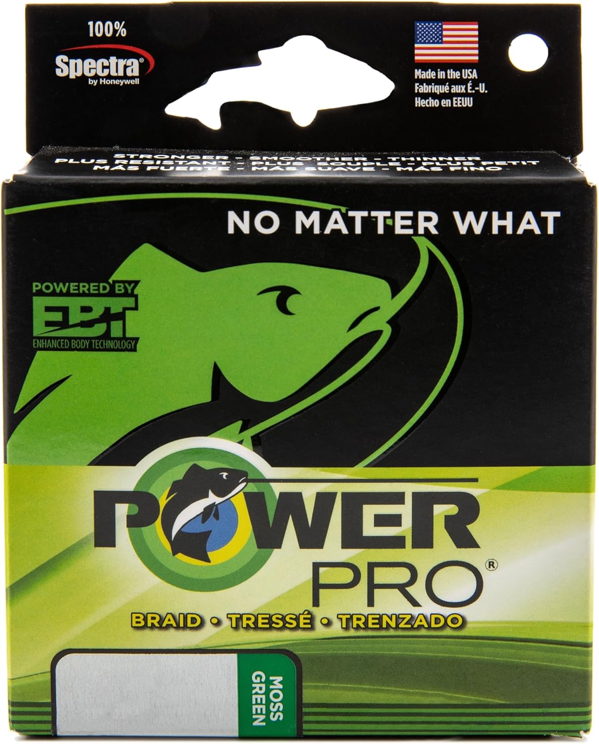 Power Pro Spectra Fiber Braided Fishing Line - Superior Strength & Sensitivity | 300 Yards, Green