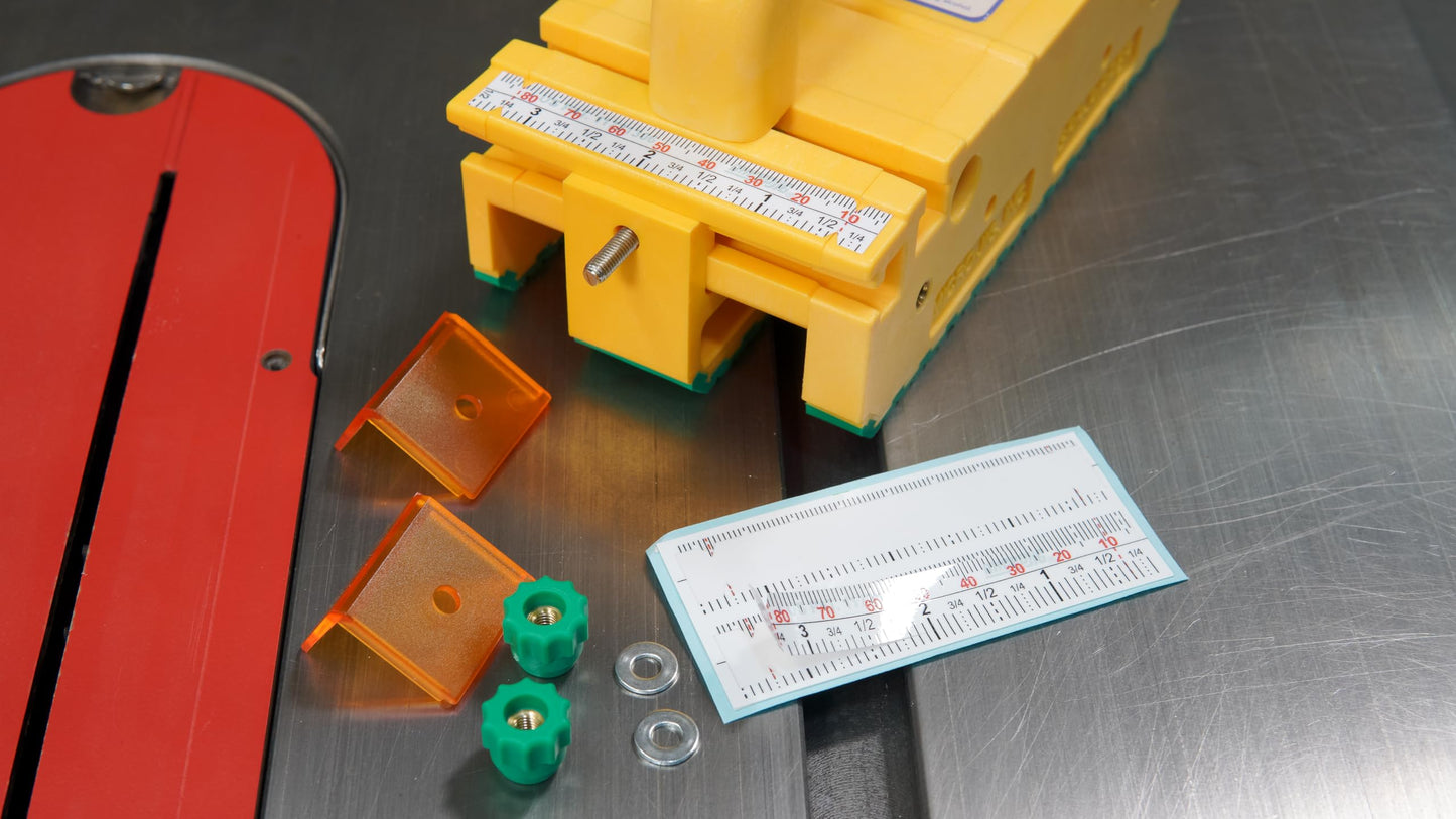 MICROJIG Grr-ripper Safe Rip Upgrade Kit, GRSR-P50K2, Compatible with GRR-RIPPER 3D Pushblock, Table Saw Safety