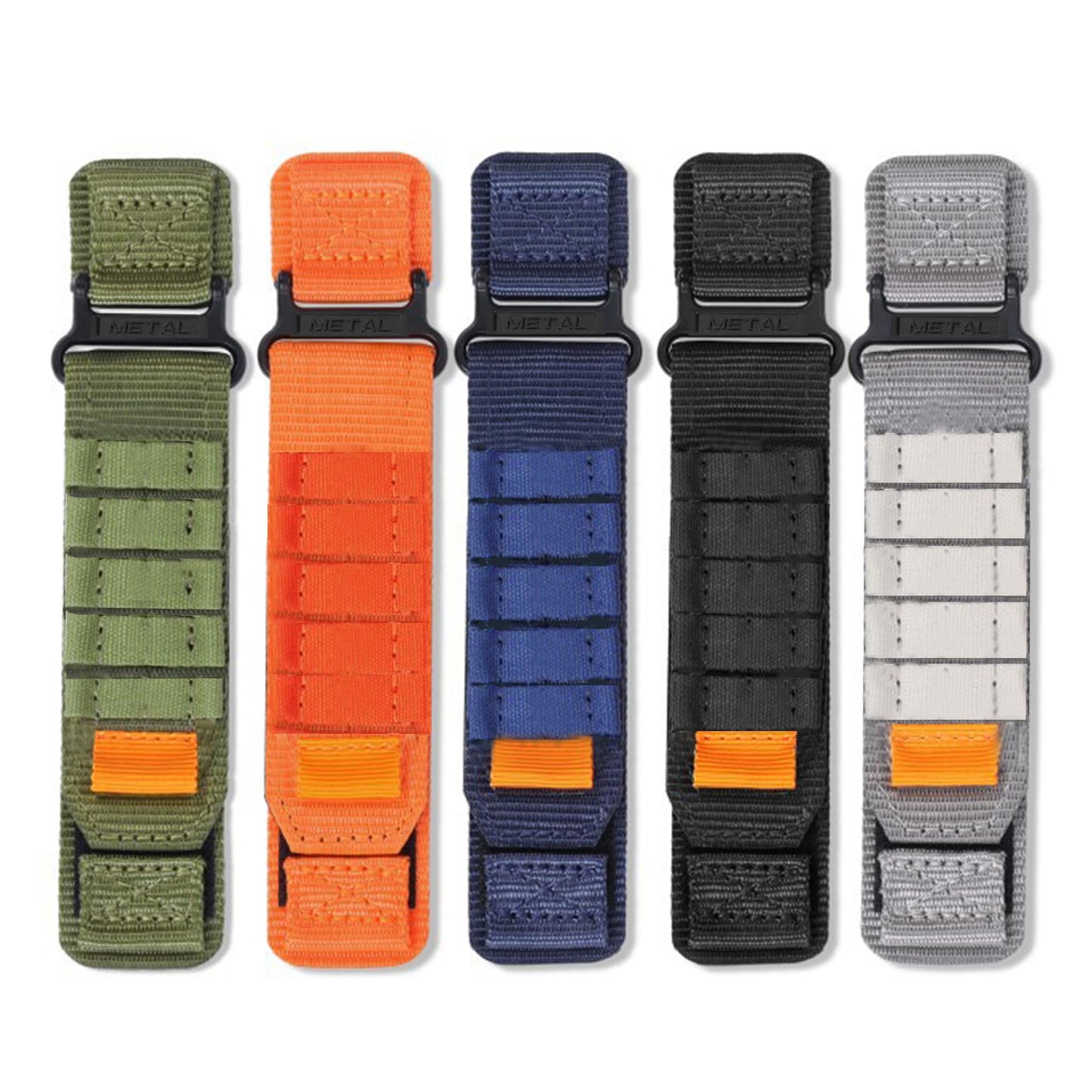 Compatible with Garmin Forerunner 970 bands, Quick Release Rugged Nylon Sports Strap with Woven Loop DesignCompatible with Garmin Forerunner 970 (Cross Nylon-Green)