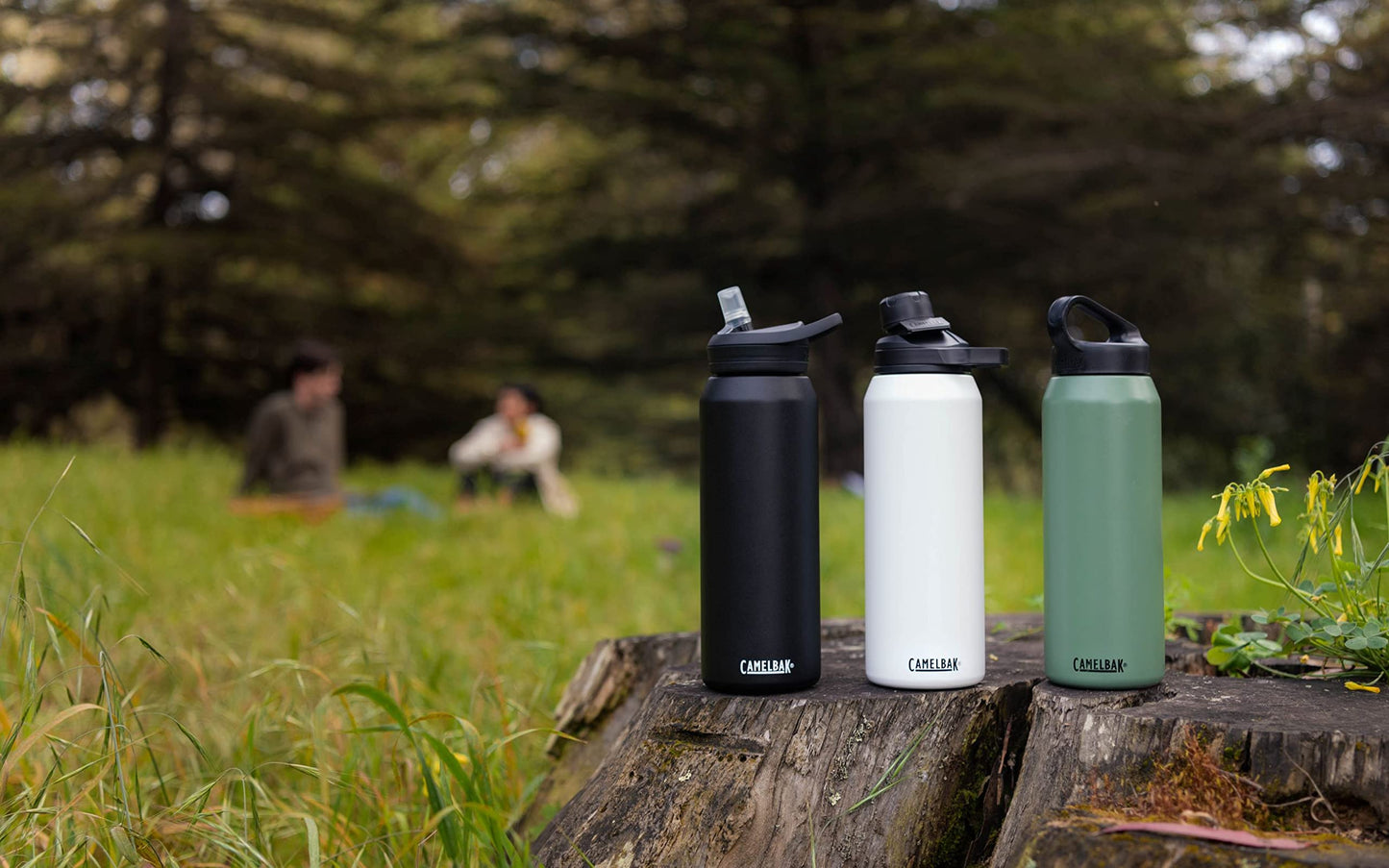 CamelBak Chute Mag Vacuum Insulated Stainless Steel Water Bottle, Magnetic Leak Resistant Cap for Everyday Hydration, 25oz, Moss