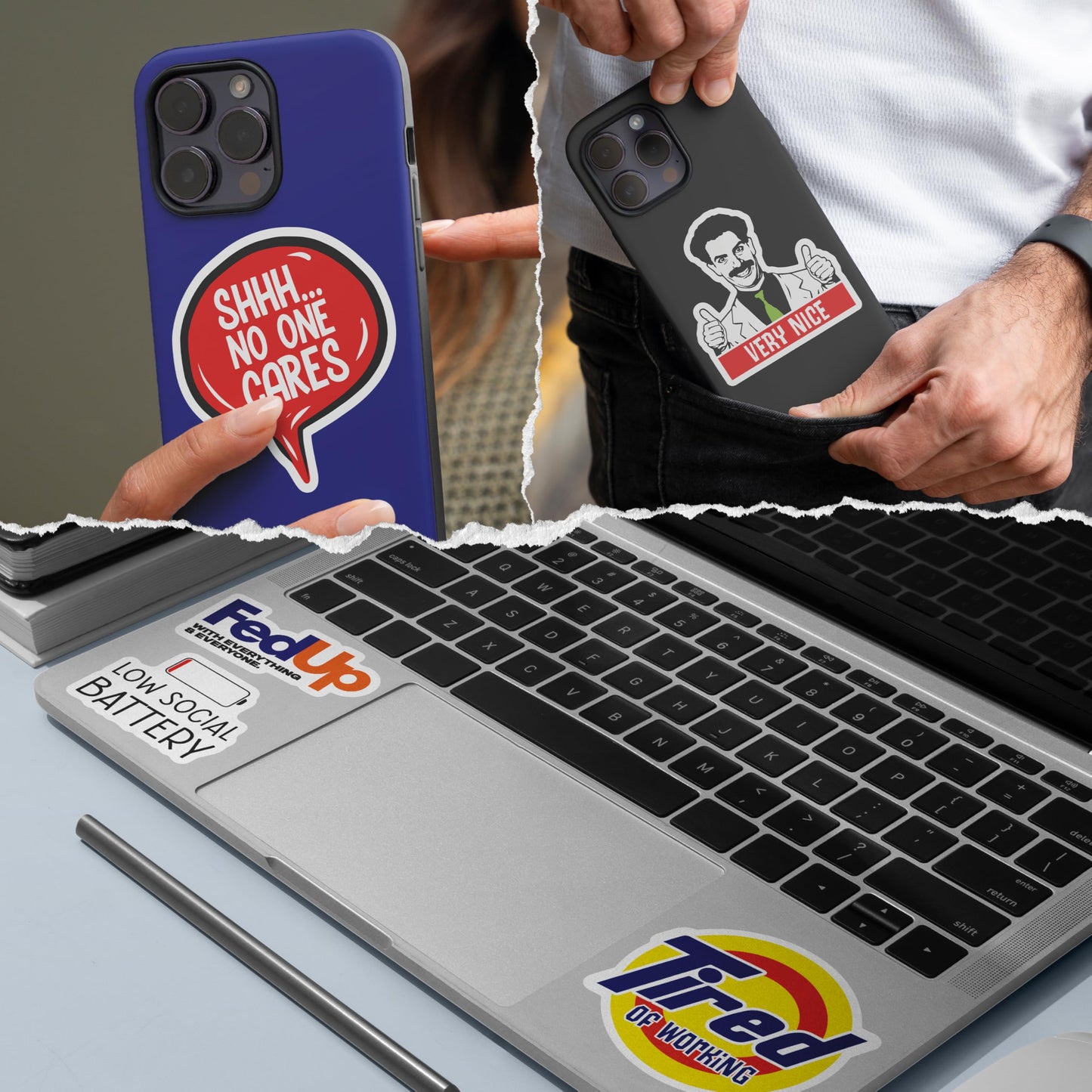 200 PCS Hard Hat Stickers for Adults (No Duplicates) Sarcastic, Meme, & Funny Stickers for Water Bottles, Toolbox, Helmet, & Hard Hat Accessories – Ideal for All Blue Collar Workers
