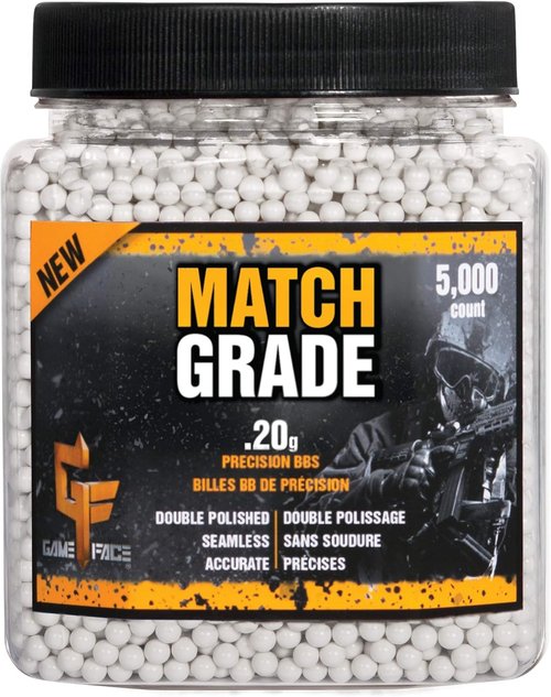 Game Face 6mm Match Pellets - Precision Accuracy for Target Shooting | 20GPW5J