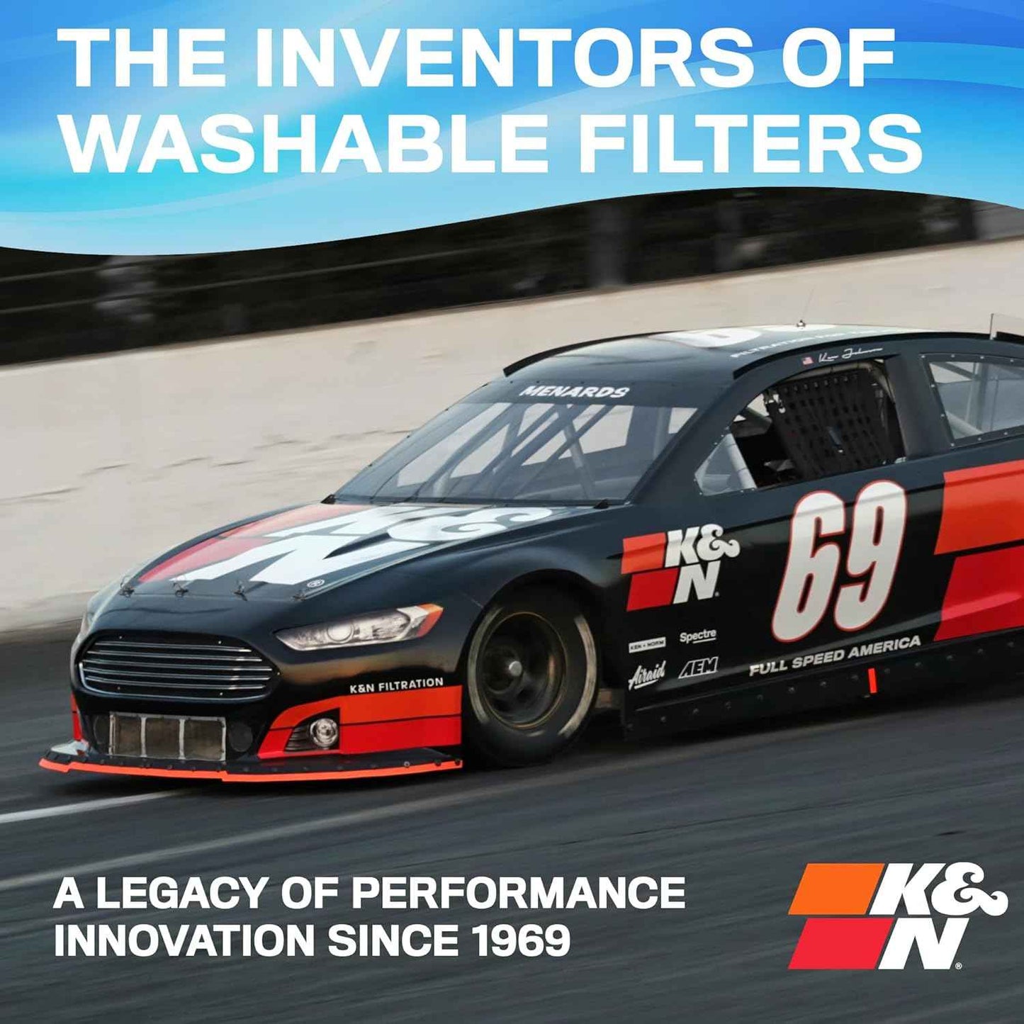 K&N 20x25x1 Washable Air Filter - MERV 11, Ultimate Home & Office Air Quality Solution