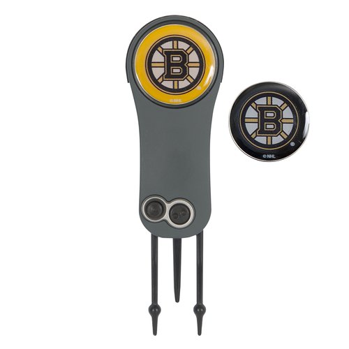 Team Effort NHL Boston Bruins Switchblade Repair Tool & 2 Ball Markers