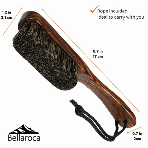 BELLAROCA® | Premium Climbing Brush with Strap – Ideal for Rock Climbing, Bouldering & Gym – Perfect Accessory for Chalk Bag