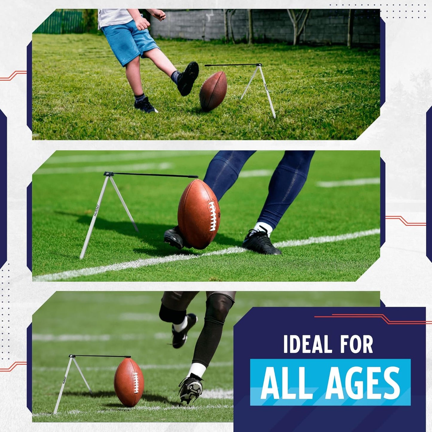 Murray Sporting Goods Football Kicking Tee - Essential Training Equipment for All Ages - Durable Stand for Field Goal Kickers