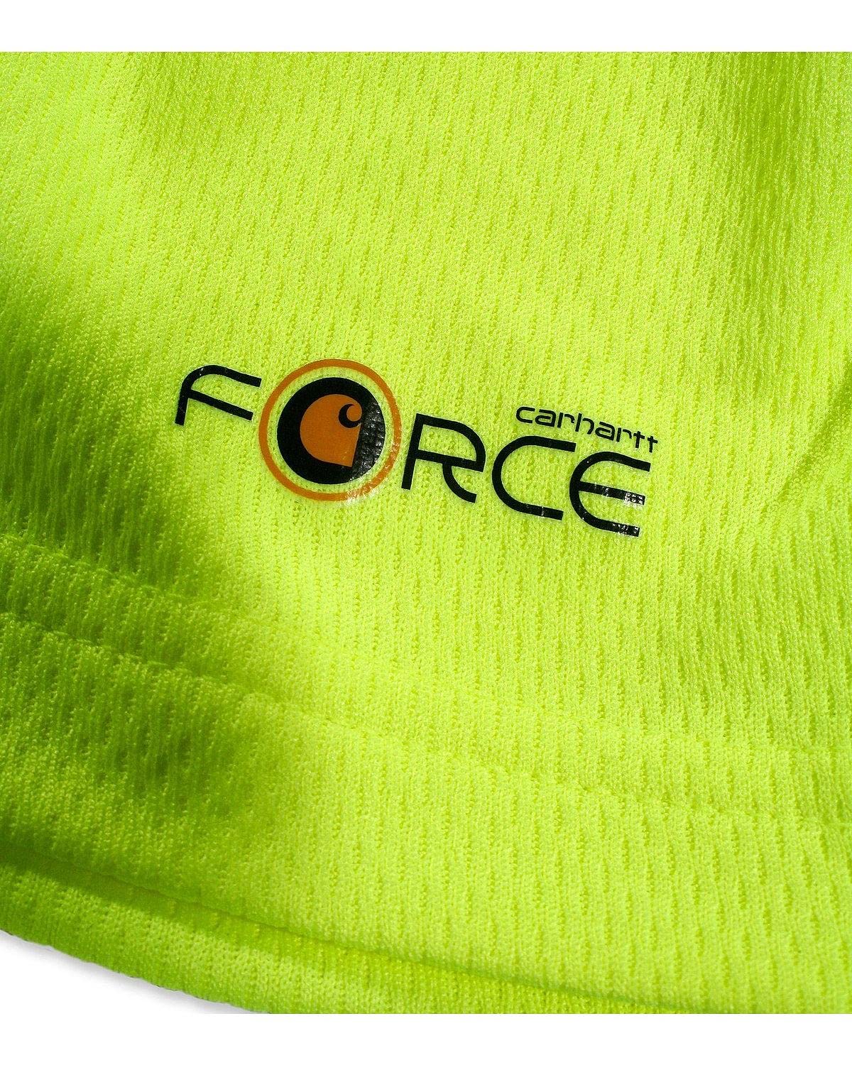 Carhartt Men's Force Relaxed Color Enhanced T-Shirt, Brite Lime, X-Large