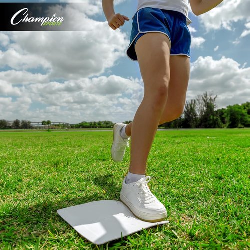 Champion Sports Throw Down Base Sets - Durable Baseball & Softball Training Bases for Indoor/Outdoor Use