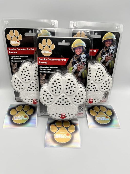 Pet Rescue Smoke Detector - Emergency Alert System for Dogs & Cats