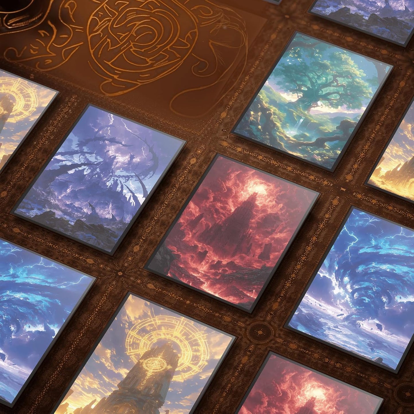 MTG Card Sleeves - Ultra Clear Front & Matte Finish Back | 100 Count Standard Size for Magic The Gathering