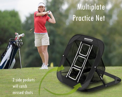 Golf Gift Sets for Men & Women with Accessories Set & Case, Balls, Rangefinder, Tees, Brush, Multifunctional Divot Knife, Scorer, Ball Clamp (Golf Net)