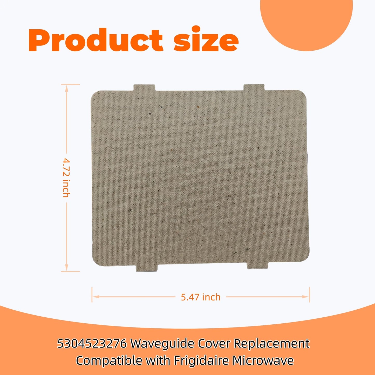 5304523276 Waveguide Cover Replacement Compatible with Frigidaire Microwave