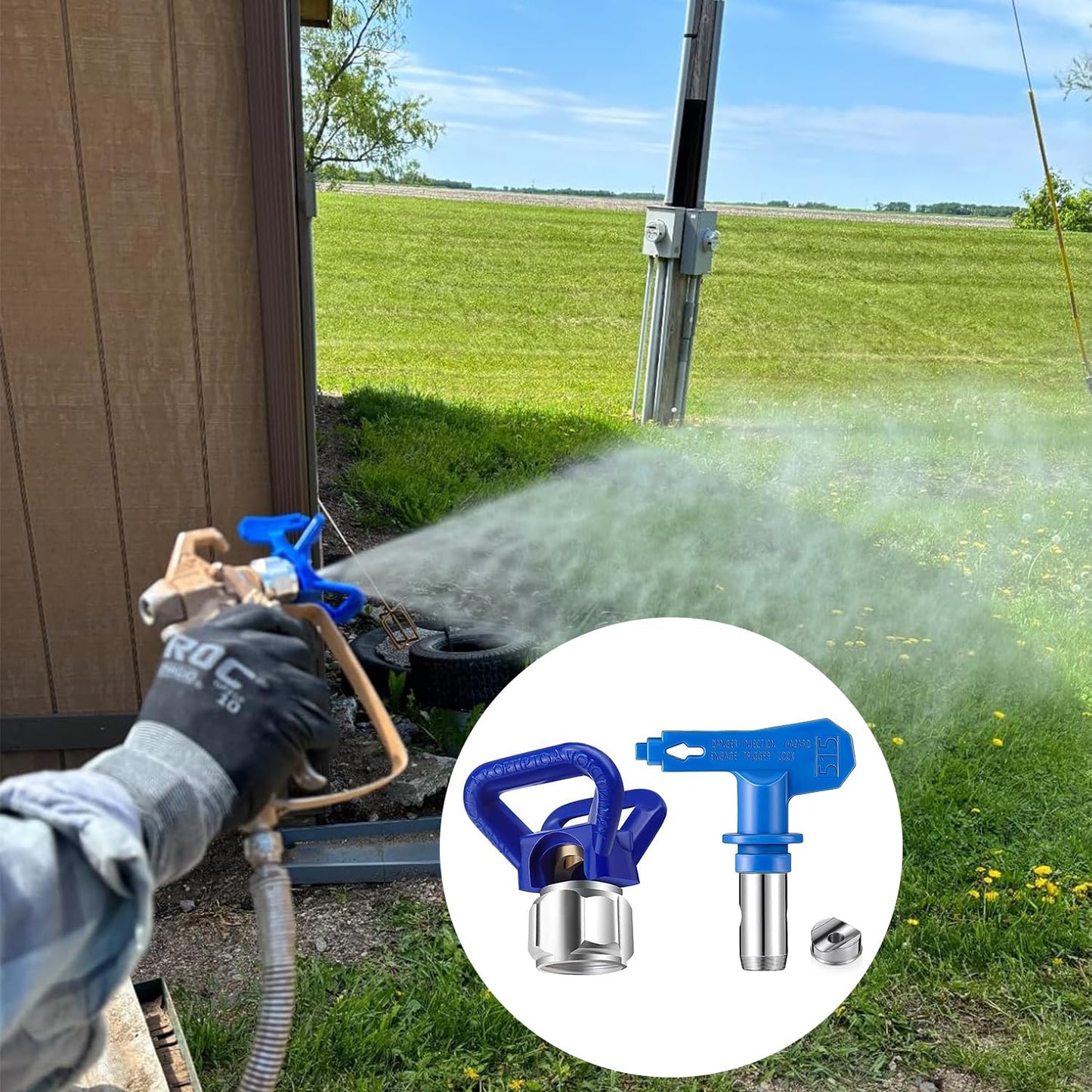 Spray Tip Nozzle 515 Airless Paint Sprayer Tips for Airless Sprayer