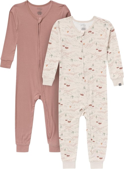 Gerber Baby Viscose Footless Pajamas - 2-Pack Modern Moments | Soft & Comfortable Fit