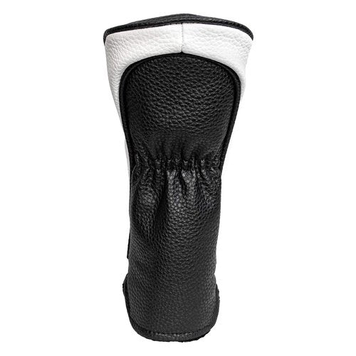 ProActive Sports | Vintage Golf Club Head Covers | for Drivers, Fairway Woods, and Hybrids | Classy Headcovers That Fit Most Clubs | Classic Leather Look | X Hybrid Headcover | Black/White