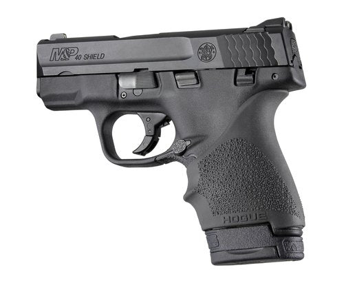 Hogue HandAll Beavertail Rubber Grip Sleeve for S&W Shield 9/40, Ruger LC9 / EC9, Black - 18400