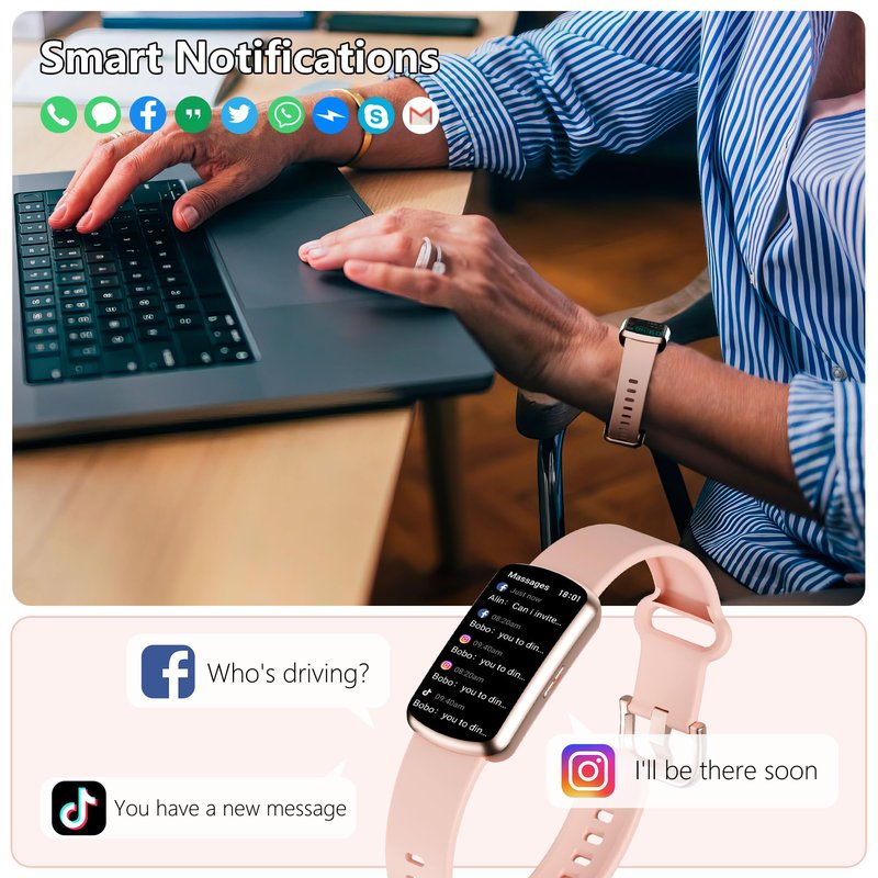 JYUAJOI Health Fitness Tracker, Smart Watch with 24/7 Heart Rate, Activity Tracker with Blood Pressure and Blood Oxy-gen Monitor, 120 Sport Mode Waterproof Sleep Tracker for Women Men