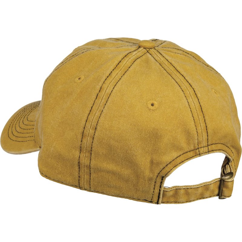 Primitives by Kathy Standard Baseball, Beer Me, Stonewshed Yellow, One Size, Adjustable Metal Buckle