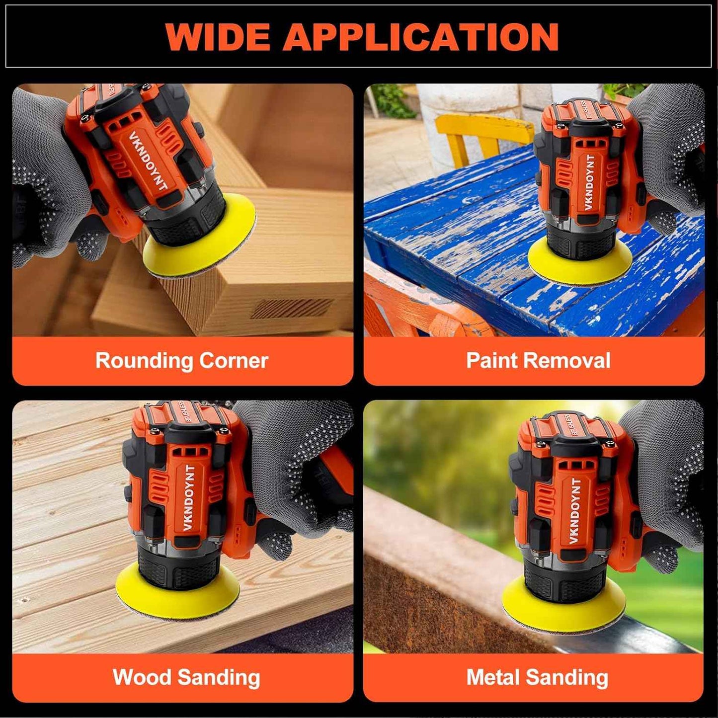 3-Inch Brushless Cordless Polisher & Sander Kit with 31 Accessories - 2 Speed (0-500/3000 RPM), 3.0Ah Battery for Car Detailing