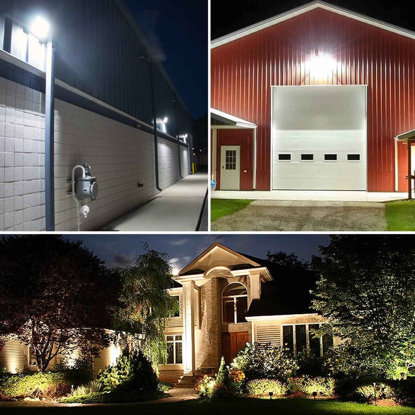 80W LED Flood Light - Waterproof Outdoor Security Light, 9600LM, 5000K Daylight, Knuckle Mount Included