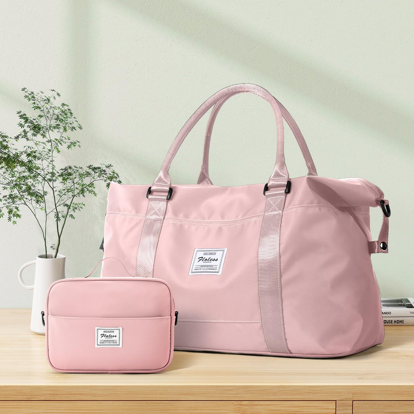 Travel Duffel Bag, Carry On Overnight Weekender Bags for Women