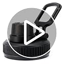 Replacement Spout Lid for Wide Mouth Hydro Flask - Black