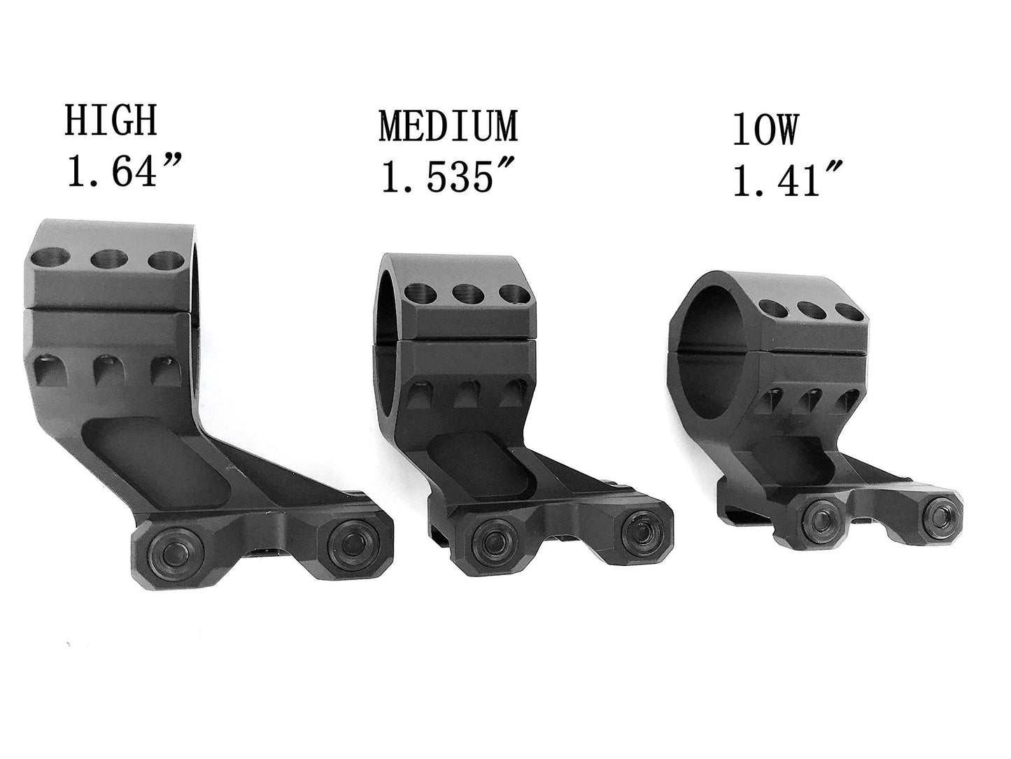 Ade Advanced Optics PS005 30mm Low Profile Offset Cantilever Rifle Scope Mount