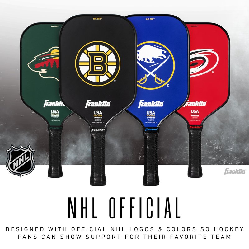 Franklin Sports NHL Toronto Maple Leafs Pickleball Paddle - Official NHL Team Rackets - USAP (USAPA) Approved Premium Quality Pickleball Paddles - Authentic Team Logos + Colors