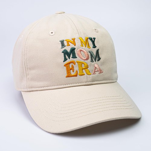 in My Mom Era Hat, Hat Mother's Day Birthday Gifts for Mom from Daughter Son, Embroidered Baseball Hats for Women Cream