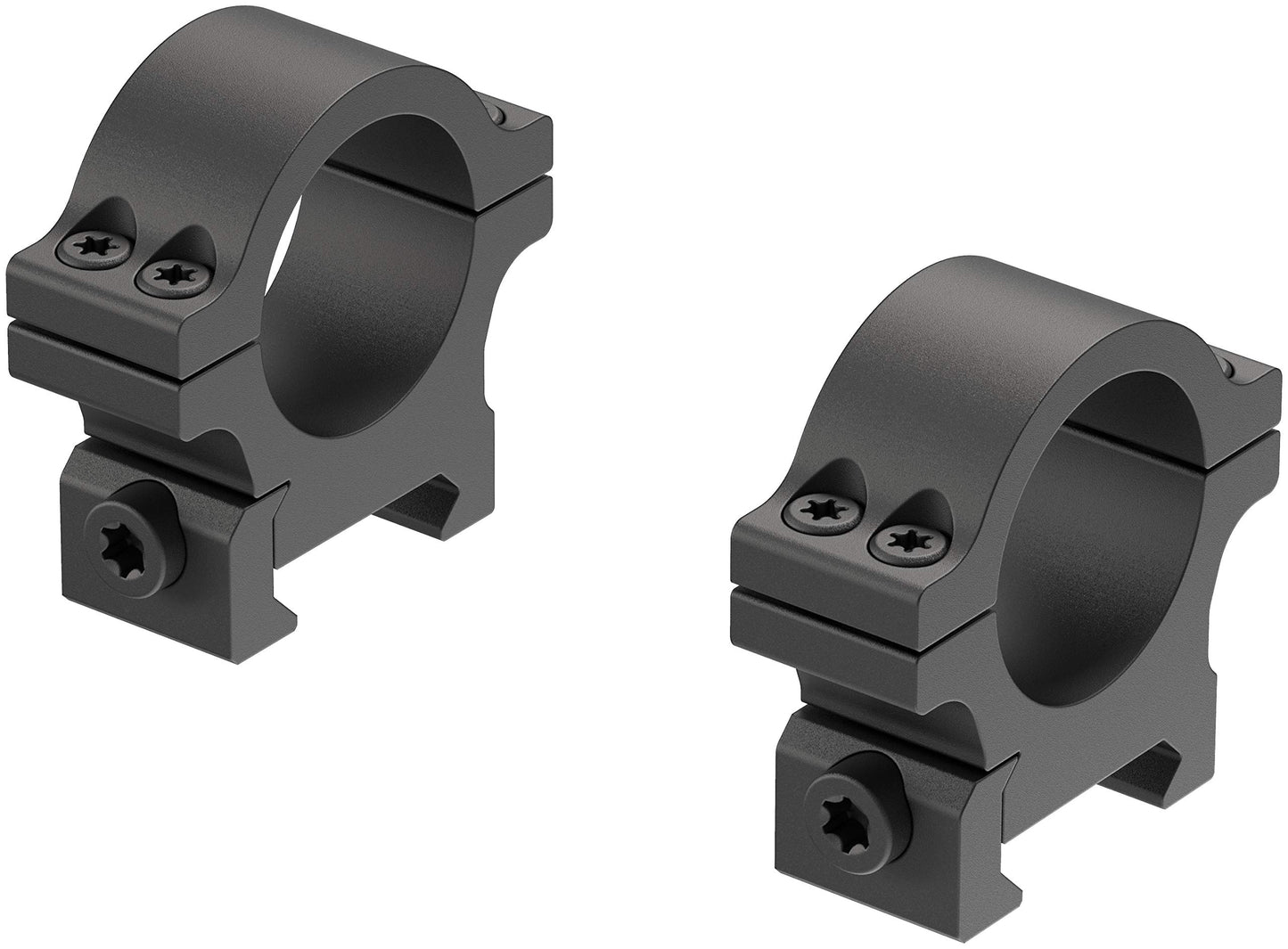 Leupold Open Range Cross-Slot Rings 1", 1" Low with a Matte Finish