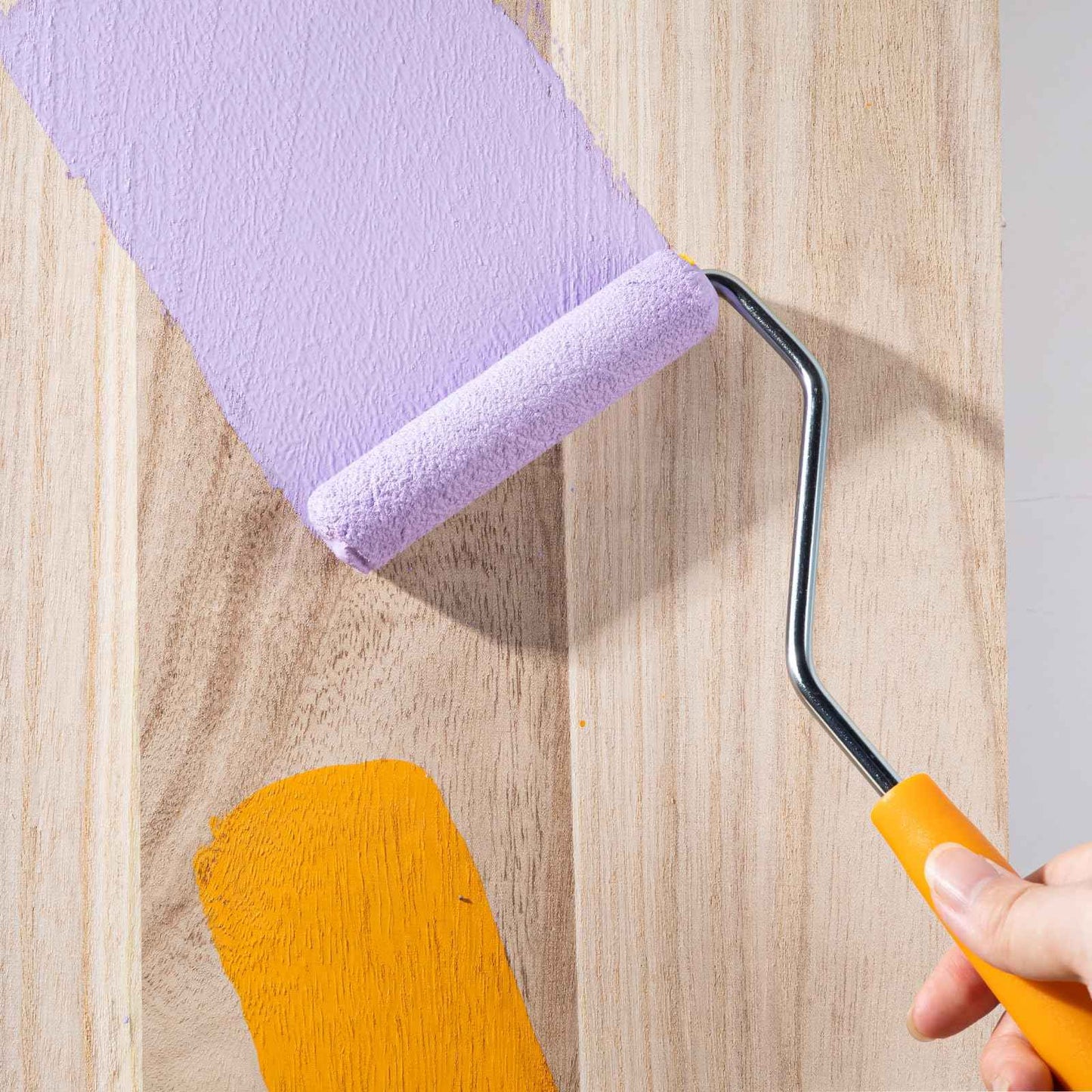 Mister Rui Paint Roller, 4 Inch Paint Roller Wool Blend, 30 Pack, 4mm Short Nap, Small Paint Roller Covers, Reusable Mini Paint Rollers for Use with All Paints and Stains