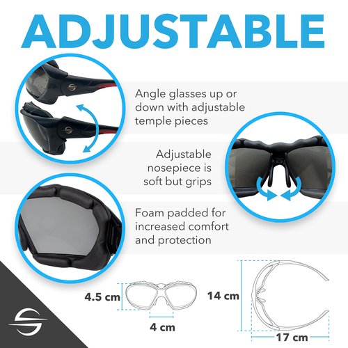 Platinum Sun Polarized Floating Sunglasses Men Women - UV400 Swimming Goggles Men & Women with Anti-Slip Strap & Foam Padding (Camo)