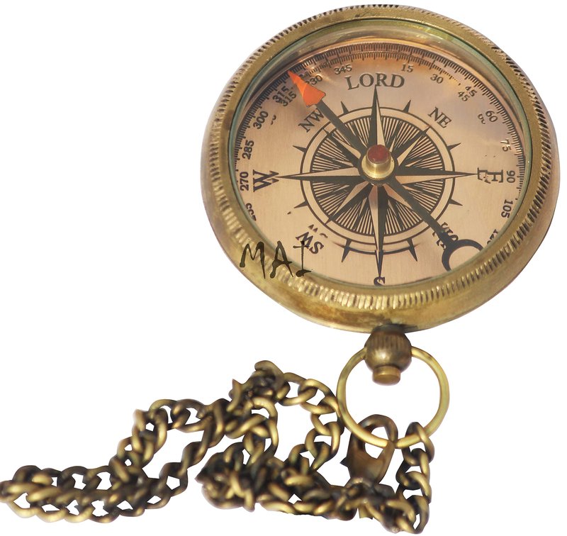 Trust in The Lord with All Your Heart -Proverbs 3: 5-6 Quote Engraved Compass with Wooden Box, Camping Compass, Graduation Day, Religious Gifts, Catholic Gifts for Christmas.