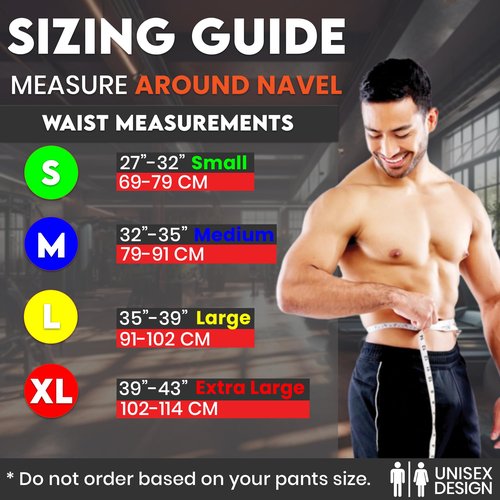 WOD Nation 4" Pro Weight Lifting Belt for Men and Women, Firm Support Nylon Waist Belt for Deadlifts, Squats, Weightlifting, Adjustable Lever Gym Belt, Lifting Accessories, Medium - 32-35" Waist