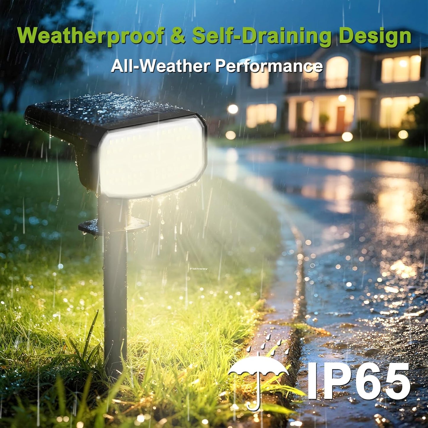 Super Bright Solar Spot Lights - 6 Pack, Waterproof IP65, 2 Color Temperatures, 4 Modes for Outdoor Landscape