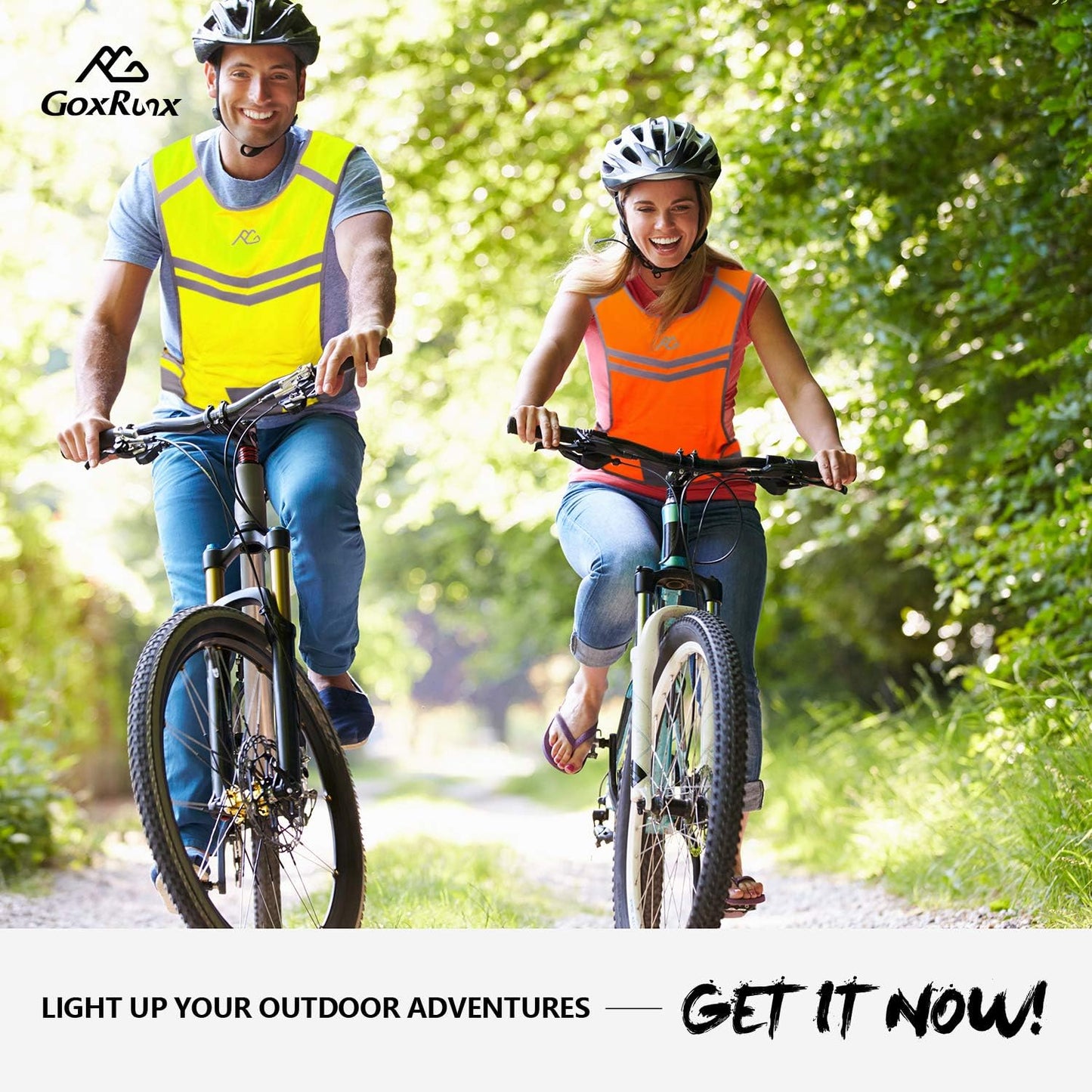 Skiennix Reflective Running Vest - High Visibility Safety Gear for Night Cycling & Motorcycle | Adjustable Fit