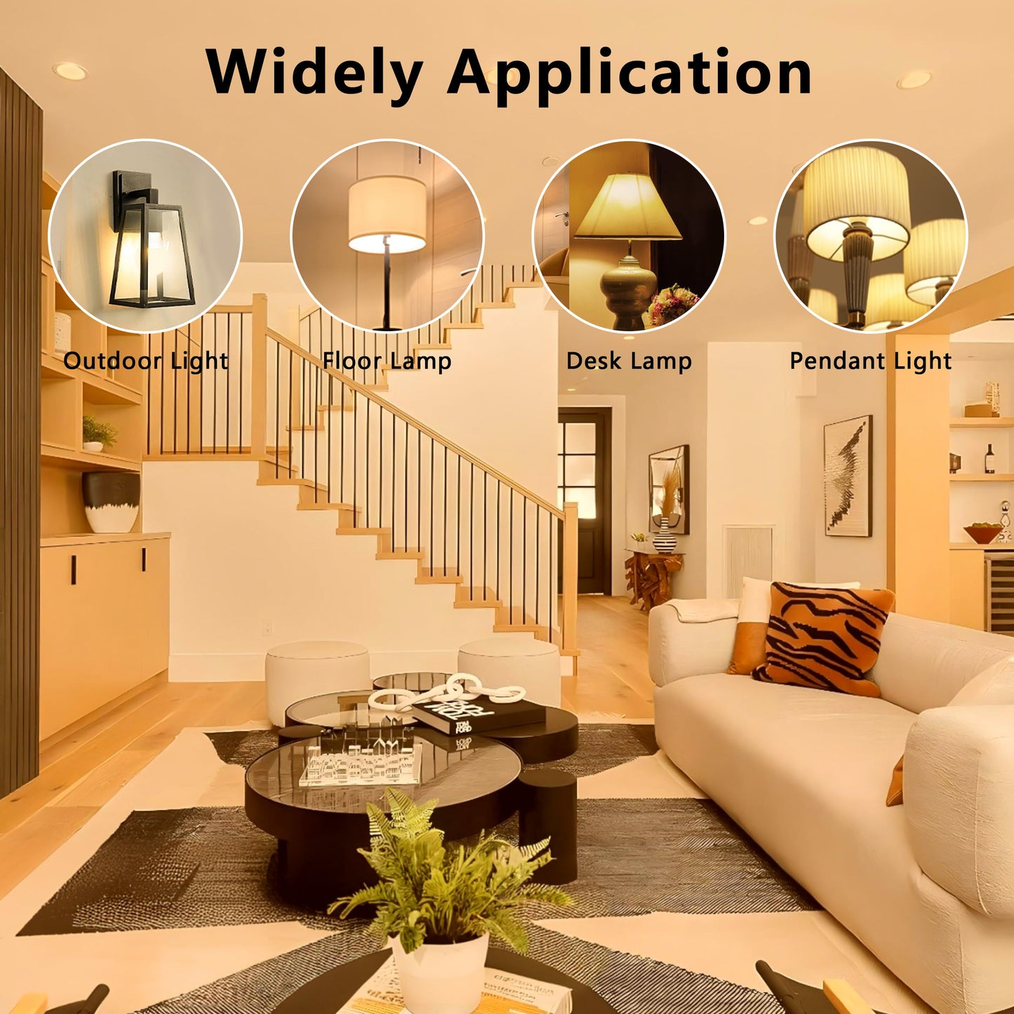 Lachesan JDE11 120V 75W T4 Mini Candelabra Base(Replacement E11 Led Bulb) 2700K Clear Dimmable JD E11 Halogen Light Bulbs for Chandeliers, Ceiling Fan, Table Lamps, Cabinet Lighting, 4 Pack