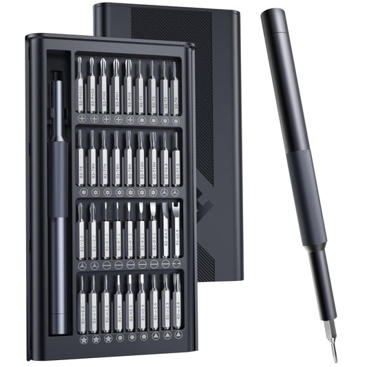 Gifts for Men, AXTH 37in1 Small Precision Screwdriver Set, Christmas Stocking Stuffers for Men Adults Him, Professional Magnetic Mini Repair Tool Kit for Computer, Watch, Laptop, Tiny Electronic