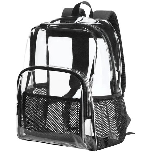 BORMELUN Clear Backpack Transparent Bookbag See-Through Stadium Concert approved Men Women 2pack