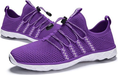 DLGJPA Women's Aqua Water Shoes - Lightweight & Quick-Drying Athletic Walking Footwear