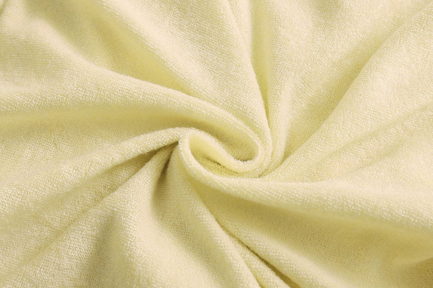 LUCKYGAL Toddler Girls Swim Cover Up Kids Swimsuit Coverup Lemon Yellow Terry Beach Pool Clothes,2t 3t